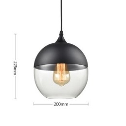 De Nordic Creative Stair Shop'S Art smeedijzeren glazen kroonluchterlamp