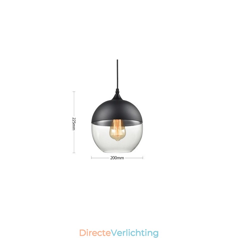 De Nordic Creative Stair Shop'S Art smeedijzeren glazen kroonluchterlamp
