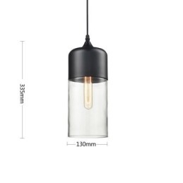 De Nordic Creative Stair Shop'S Art smeedijzeren glazen kroonluchterlamp