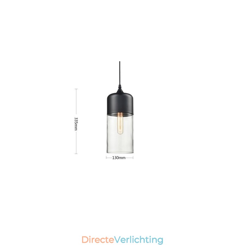 De Nordic Creative Stair Shop'S Art smeedijzeren glazen kroonluchterlamp