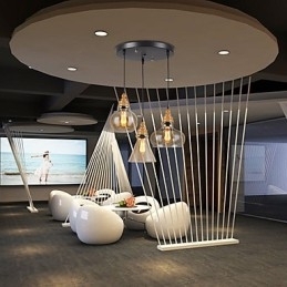 Noord-Amerikaanse creatieve houtnerf kristallamp die oude manieren herstelt Lamplicht
