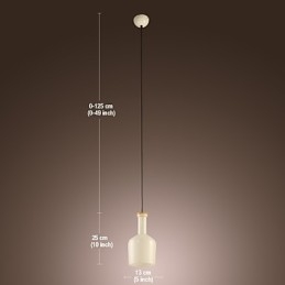 Moderne, eigentijdse mini-stijl schilderij hanglamp