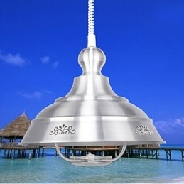 Nordic Small Droplight van glas-in-lood kroonluchter die oude gebruiken herstelt