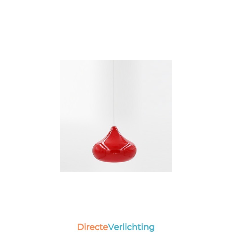 Hanglamp in de vorm van een druppellamp in de vorm van een ui