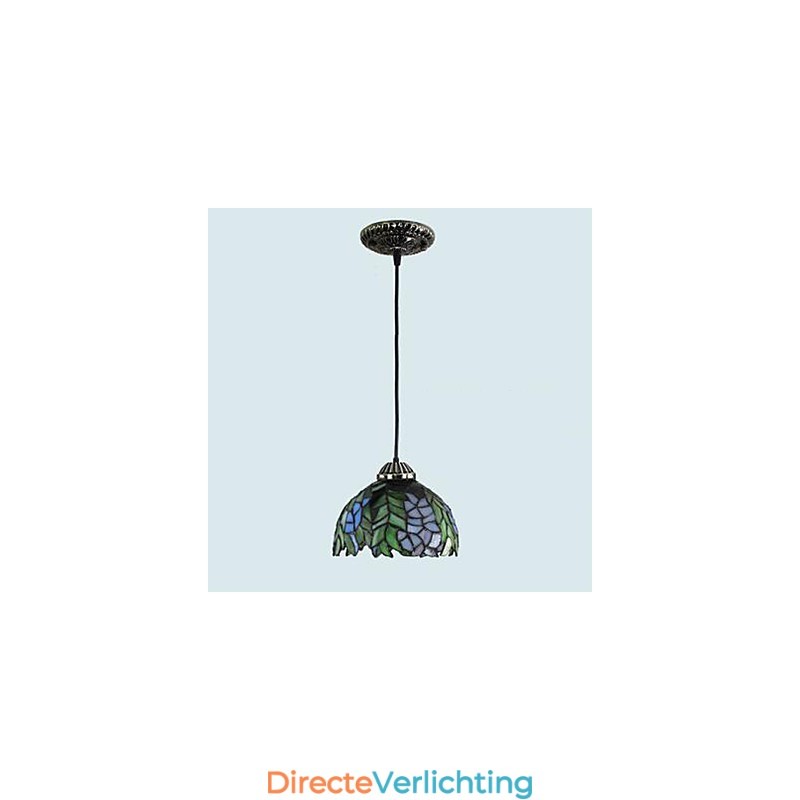 Europese landelijke creatieve kunsten glas-in-lood kroonluchter herstel van oude gebruiken lamp licht