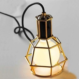 Landelijke gegalvaniseerde metalen hanglamp garage