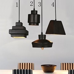 Amerikaanse landelijke retro glazen kroonluchter roestige zittende hanglamp