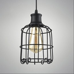 Edison Vintage Light Hanglamp Armatuur Kroonluchter Kooi Lampenkap
