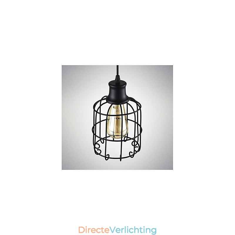 Edison Vintage Light Hanglamp Armatuur Kroonluchter Kooi Lampenkap