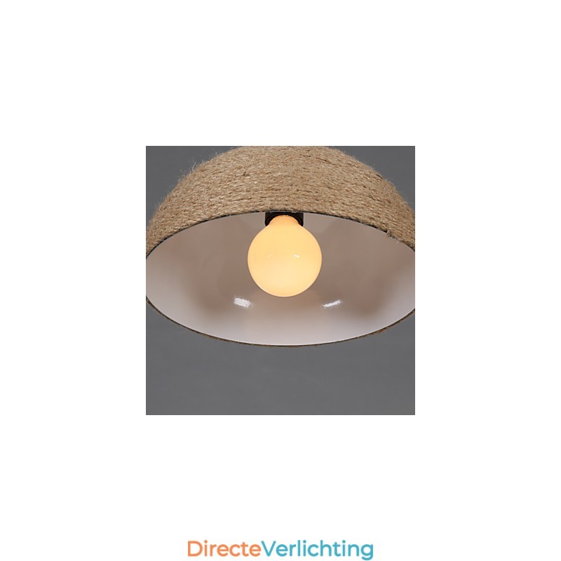 30*Herstel oude manieren Het Noordse idee Halve cirkelvormige schoorsteen Hand henneptouw Hanglamp