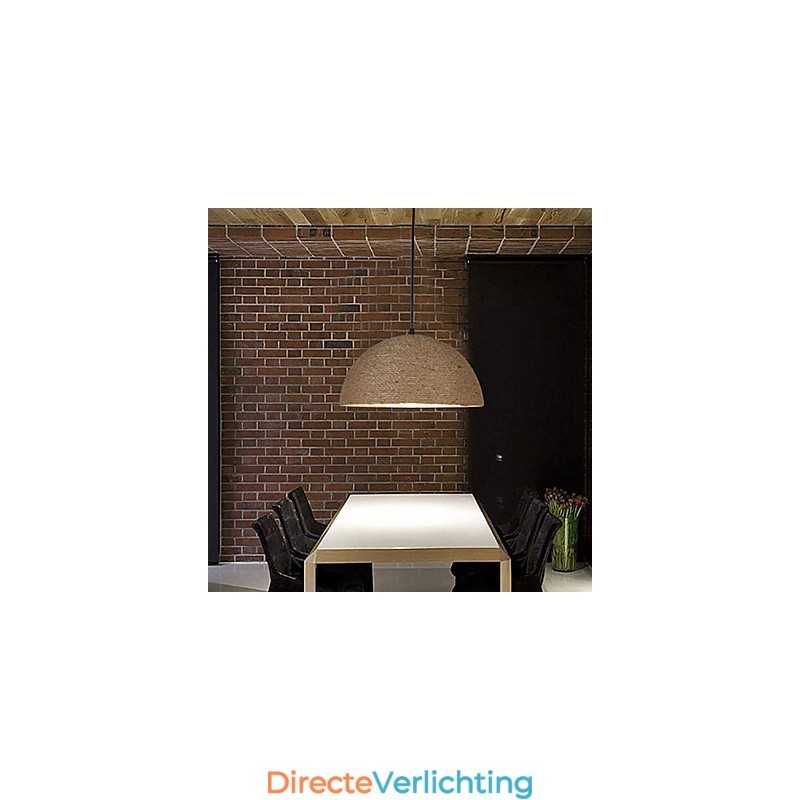 30*Herstel oude manieren Het Noordse idee Halve cirkelvormige schoorsteen Hand henneptouw Hanglamp