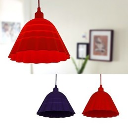 Siliconen hanglamp moderne eigentijdse woonkamer bed eetkamer kinderen