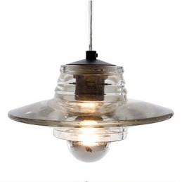Moderne, eigentijdse glazen hanglamp