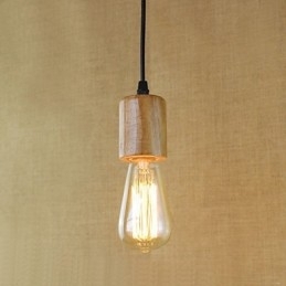 Hanglampen Traditioneel Klassiek Vintage Retro Landelijk Garage Hout Bamboe