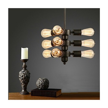 Edison Retro Licht Kroonluchter Edison Retro Licht Kroonluchter
