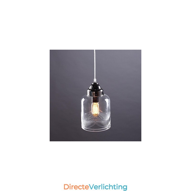 Moderne eigentijdse traditionele klassieke vintage lantaarn landelijke nikkel glazen hanglamp eetkamer