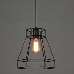 Geometrische lijn diamant smeedijzeren kroonluchter hanglamp moderne eigentijdse