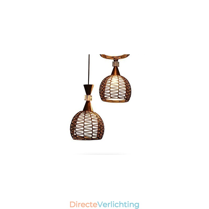 Landelijk Cany Art Weven Klassieke Gecontracteerde Hanglamp Lamp