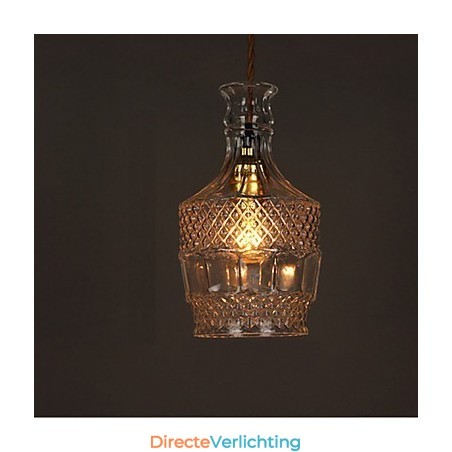 Romantische fles creatieve gesneden kunst glazen kroonluchter licht hanglamp Romantische fles creatieve gesneden kunst glazen kroonluchter licht hanglamp