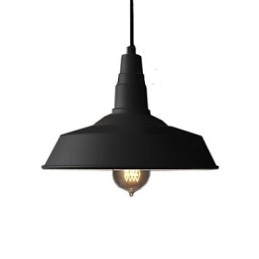 Vintage schilderij metalen hanglamp