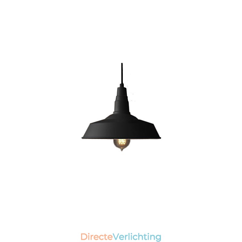 Vintage schilderij metalen hanglamp