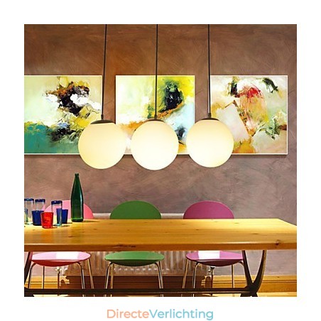 Glazen bol kroonluchter bolvormig licht eenvoudige enkele kop hanglamp lamp verlichting