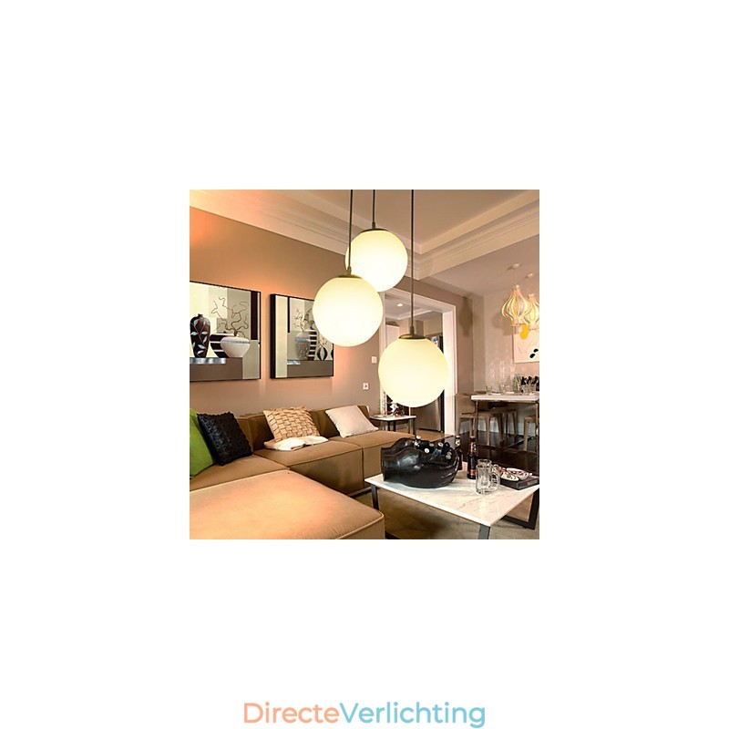 Glazen bol kroonluchter bolvormig licht eenvoudige enkele kop hanglamp lamp verlichting