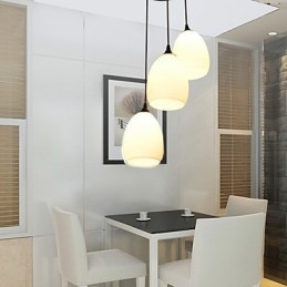 Hedendaagse en gecontracteerde L creatieve glazen bolmaaltijden kroonluchterlamp licht