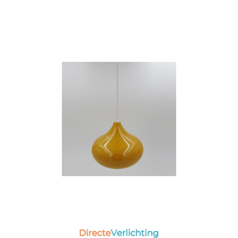 Hanglamp in de vorm van een druppellamp in de vorm van een ui