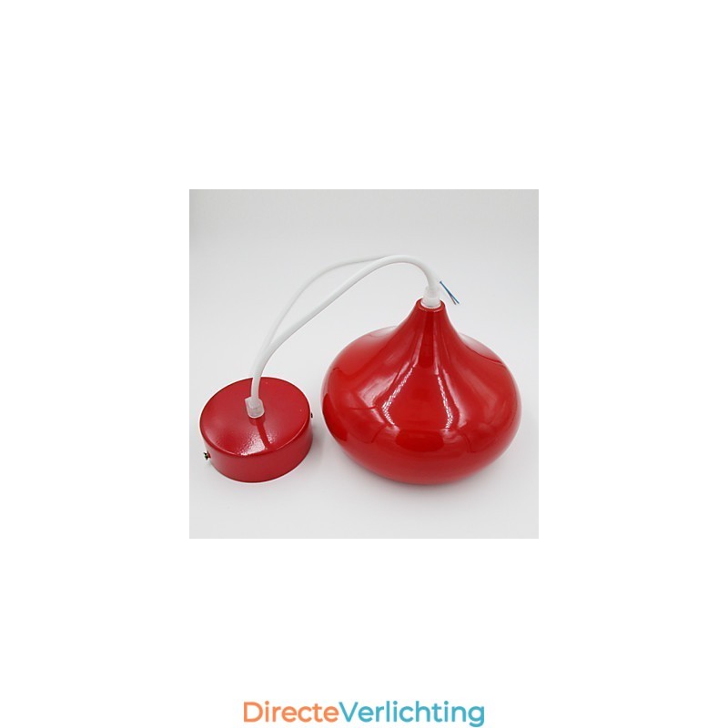 Hanglamp in de vorm van een druppellamp in de vorm van een ui