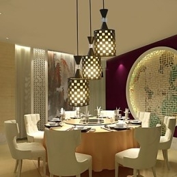 Perforaties Nordic Smeedijzeren Kroonluchter Lamp Licht