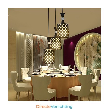 Perforaties Nordic Smeedijzeren Kroonluchter Lamp Licht Perforaties Nordic Smeedijzeren Kroonluchter Lamp Licht