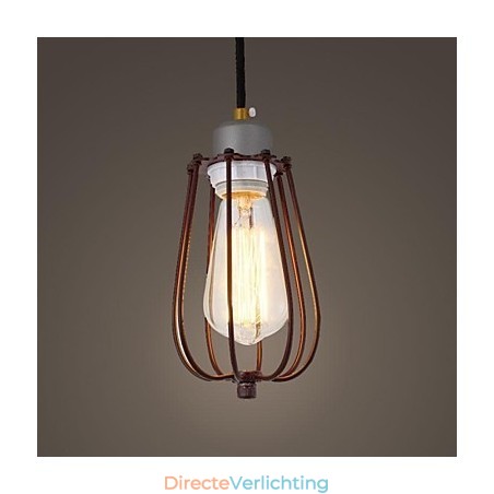 Vintage Mini Stijl Schilderij Metalen Hanglamp Vintage Mini Stijl Schilderij Metalen Hanglamp