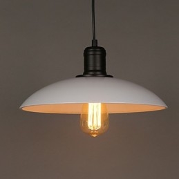 Lampen en lantaarns Kunstrestauratie Enkele kop smeedijzeren vliegende schotel hanglamp