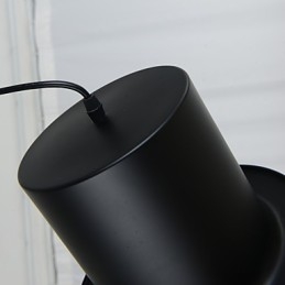 Retro schilderij metalen hanglamp garage
