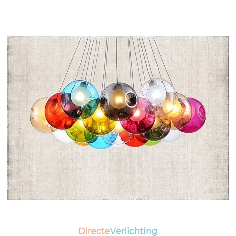 Creatief De Nordic Color Restoring Ancient Ways Goudviskom Glas Creatieve Hanglamp Lamp (Als u meerdere glazen bollen bestelt, wordt er één vaste hanglamp meegeleverd) (Selecteer hieronder de hoeveelheid en kleur van de glazen bol)