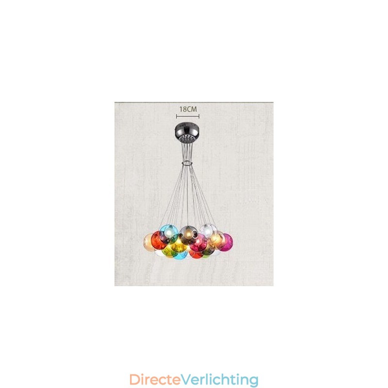 Creatief De Nordic Color Restoring Ancient Ways Goudviskom Glas Creatieve Hanglamp Lamp (Als u meerdere glazen bollen bestelt, wordt er één vaste hanglamp meegeleverd) (Selecteer hieronder de hoeveelheid en kleur van de glazen bol)