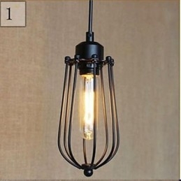 Ruralge smeedijzeren hanglamp