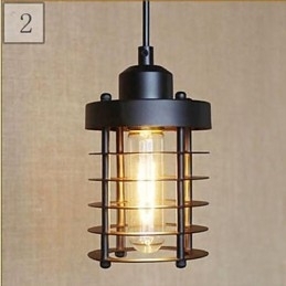Ruralge smeedijzeren hanglamp