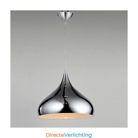 Moderne, eigentijdse mini-stijl chromen metalen hanglamp Moderne, eigentijdse mini-stijl chromen metalen hanglamp