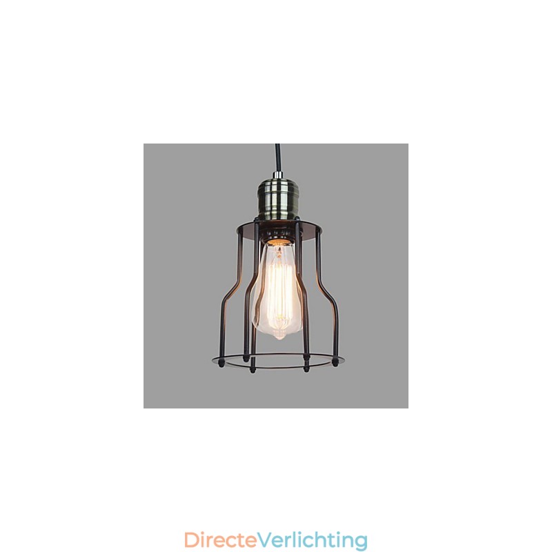 Traditionele klassieke vintage mini-stijl schilderij hanglamp