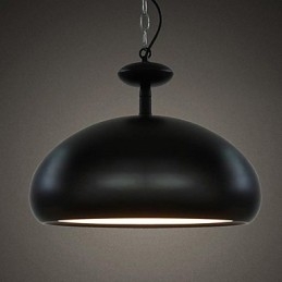 Moderne, eigentijdse retro kom schilderij hanglamp