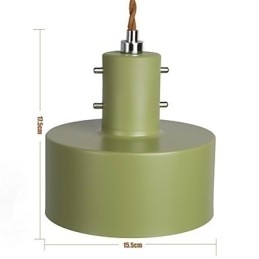 Moderne, eigentijdse, landelijke mini-stijl schilderij metalen hanglamp voor kinderen