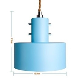 Moderne, eigentijdse, landelijke mini-stijl schilderij metalen hanglamp voor kinderen