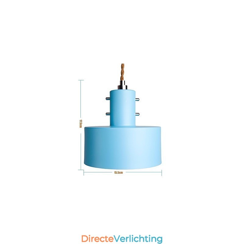 Moderne, eigentijdse, landelijke mini-stijl schilderij metalen hanglamp voor kinderen