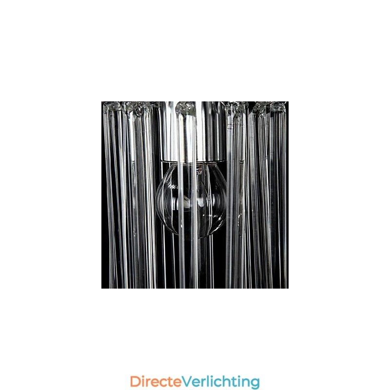 Moderne eigentijdse kristallen chromen metalen hanglamp