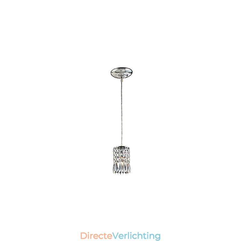Moderne eigentijdse kristallen mini-stijl gegalvaniseerde hanglamp