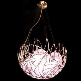 Moderne eigentijdse komvormige kristallen kroonluchter hanglamp