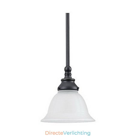 Elegante hanglamp in witte kap