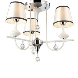 Moderne eigentijdse kristallen chromen metalen kroonluchter